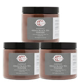 Civilized Coffee Instant Assam Black Tea Powder - For Hot Tea, Iced Tea & Baking, 8 oz Jars (Pack of 3)