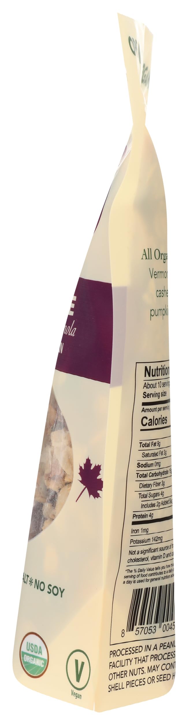 Back Roads, Granola Organic, 10 Ounce