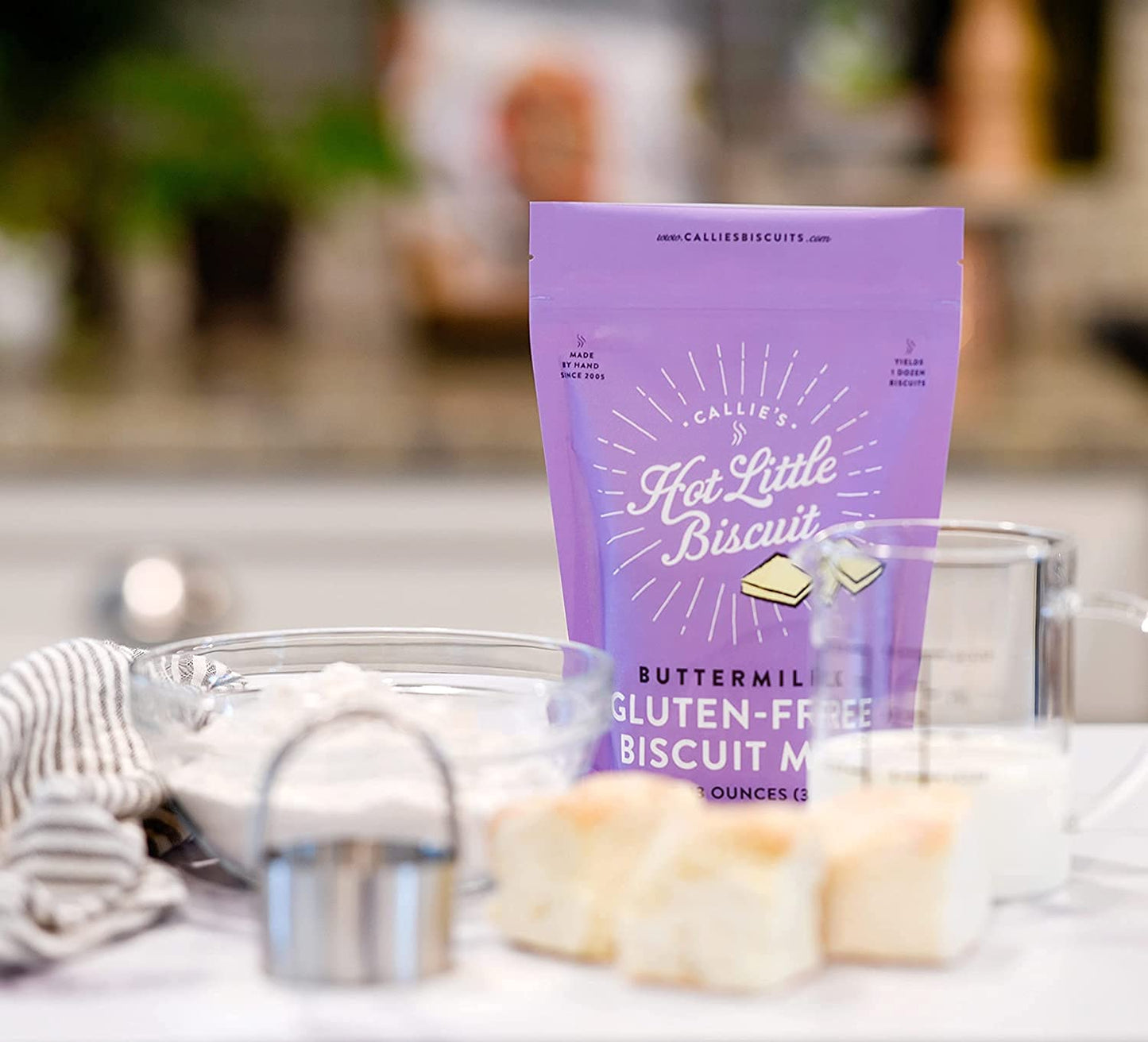 Callie's Hot Little Biscuit Gluten Free Buttermilk Biscuit Mix | Fast, Easy, Delicious | Southern Recipe | 2 Bags of Gluten Free Biscuit Mix | 13oz