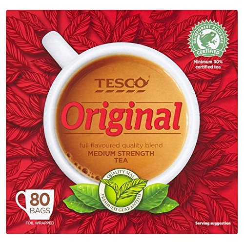Tesco 80 Teabags 250g