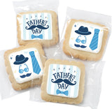 Fathers Day Cookies Party Favors 24 Pack Decorated Treats Bulk for Dad | INDIVIDUALLY WRAPPED Sugar Cookies | Gift Basket Peanut & Nut Free