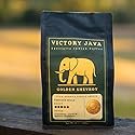 Golden Shevroy Single-Origin Whole Bean Coffee, Indian, Medium-Dark Roast, 12 oz Bag, 100% Arabica, Specialty-Grade