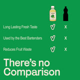 Lime Super Juice for Cocktails - yuice™ by YUZUCO, Fresh-Tasting Bottled Lime Juice, 13 oz (1 Bottle), For Bars, Cocktails, Vinaigrettes & Marinades