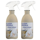 The Clean People Stain Remover Spray - Simple, Clean Ingredients - Laundry Spot Treatment for Food, Pet & Baby Stains - Boosted with Enzymes - Fabric