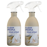 The Clean People Stain Remover Spray - Simple, Clean Ingredients - Laundry Spot Treatment for Food, Pet & Baby Stains - Boosted with Enzymes - Fabric