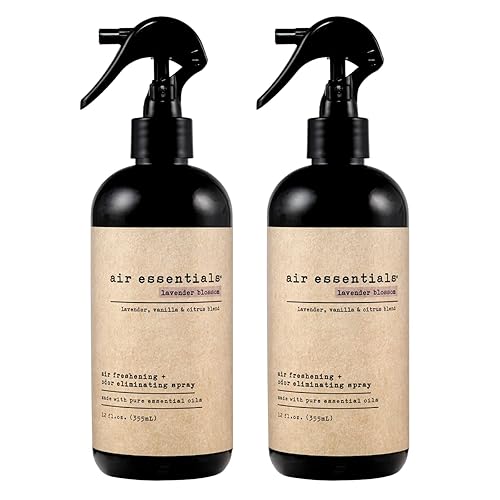 Air Essentials 12 oz Air Freshener & Odor Eliminator Spray - Neutralize Odors from Smoke, Pets, Food & Garbage in Homes, Offices & Cars - Made
