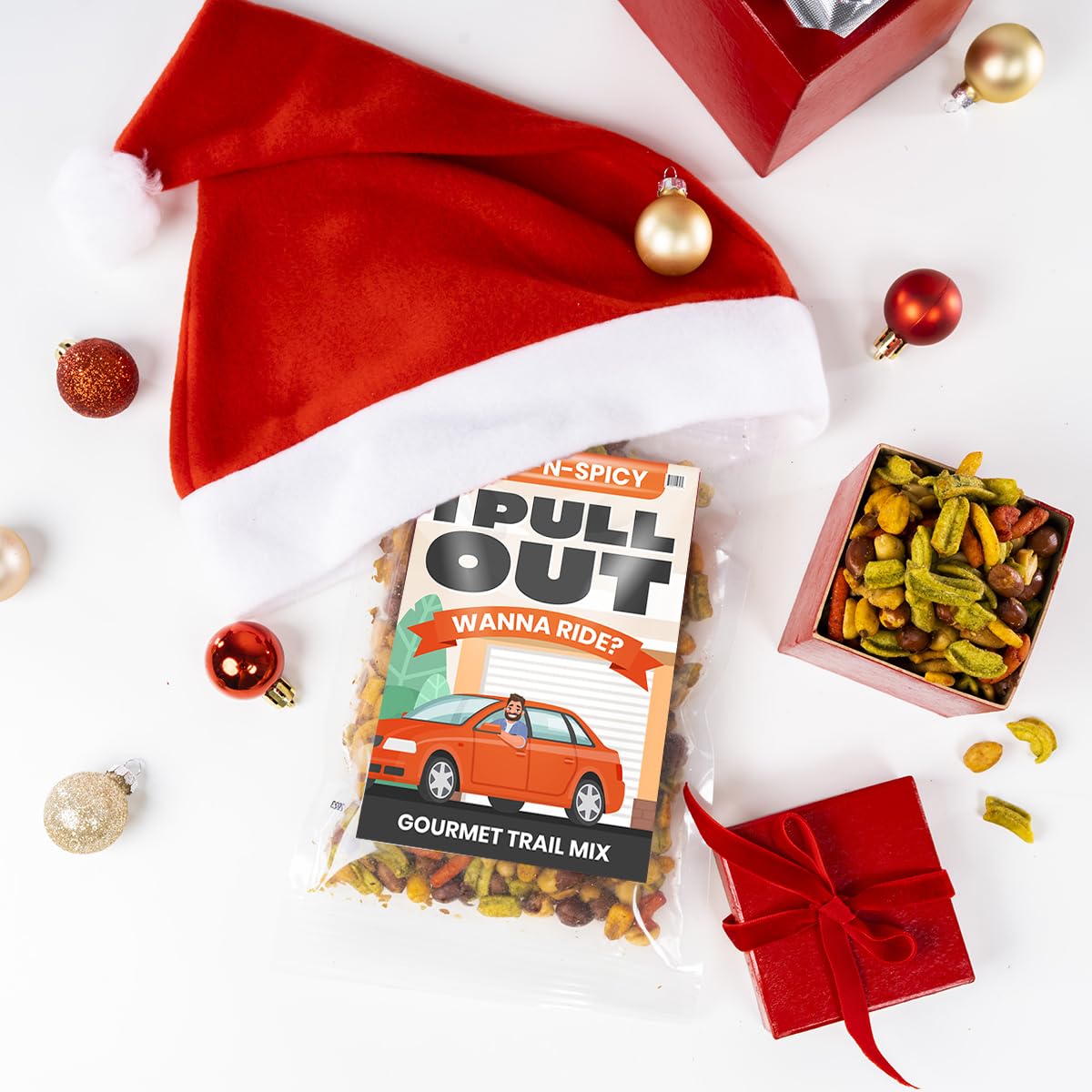 I Pull Out Car Trail Mix - Premium Nutty, Fruity Snacks - Gourmet Energy Blend for On-the-Go Delight - Loved by Customers