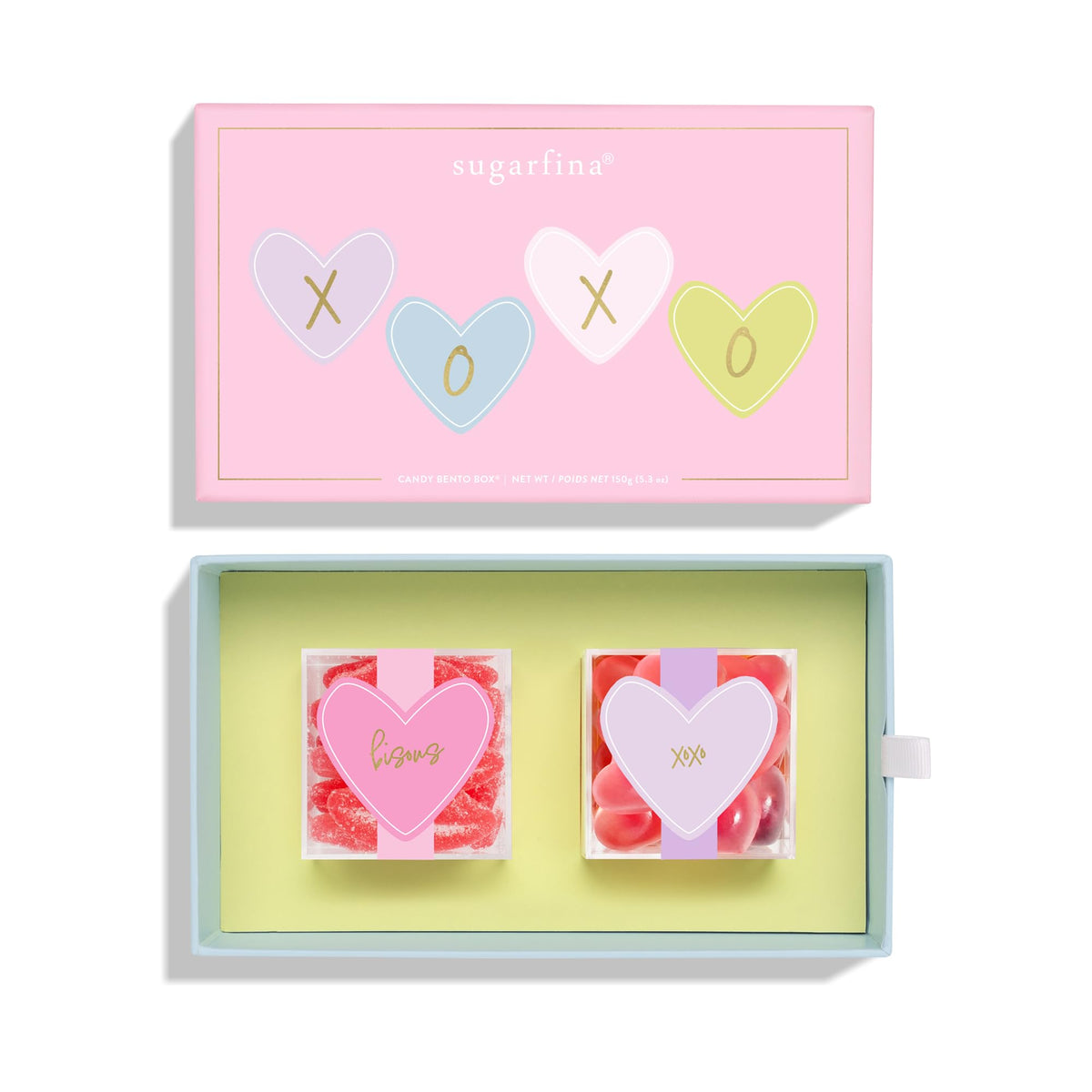 Sugarfina Valentine's Day 2024 'XOXO' 2 Piece Candy Bento Box