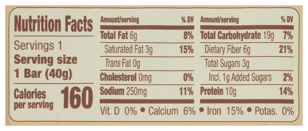 Mezcla, Salted Caramel Protein Bar Sgl 1.4 Ounce