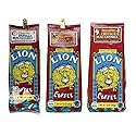 Lion Coffee 3 Flavor Bundle-10 oz Grind (Chocolate Macadamia, Vanilla Macadamia, & Toasted Coconut)