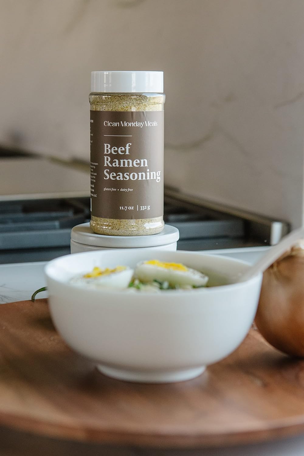 Clean Monday Meals Beef Ramen Seasoning Mix | Dairy Free & Gluten Free | 11.07oz | 2 Pack