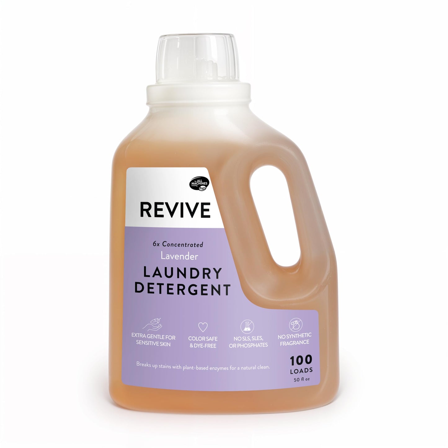 Lavender Liquid Laundry Detergent 50oz by REVIVE Essential Oils