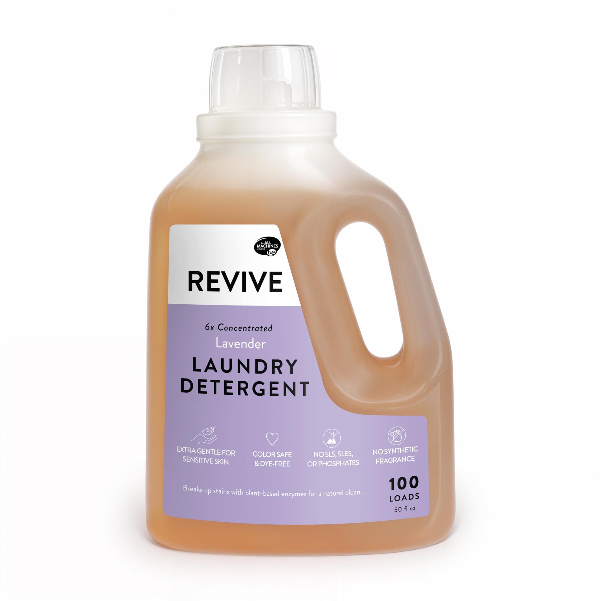 Lavender Liquid Laundry Detergent 50oz by REVIVE Essential Oils