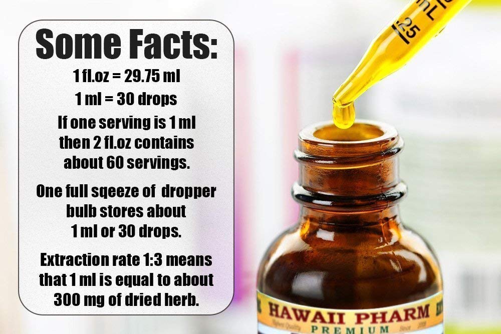 Hawaii Pharm Mistletoe Alcohol-Free Liquid Extract, Professional Grade, Small Batch Crafted Mistletoe (Viscum Album) Dried Herb Glycerite Natural