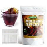 Mulling Spices in Tea Bags, 50 Count - Apple Cider, Wine, Tea, Mulled Wine