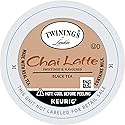 Twinings Chai Latte Black Tea K-Cup Pods for Keurig, Creamy, Slightly Sweet Tea, Caffeinated, 24 Count (Pack of 1)