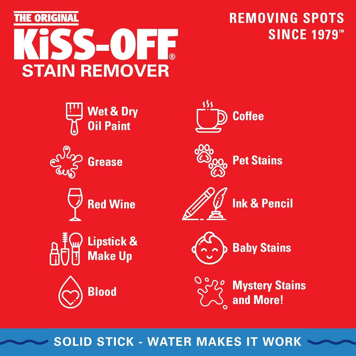 General Pencil Kiss-Off Stain Remover, .7 oz