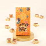Venchi Chocoviar Crema Cacao 15-Piece Elegant Gift Box - Creamy Cocoa Filling with Piedmont Hazelnut, Milk Chocolate Shell, Dark Chocolate Coating