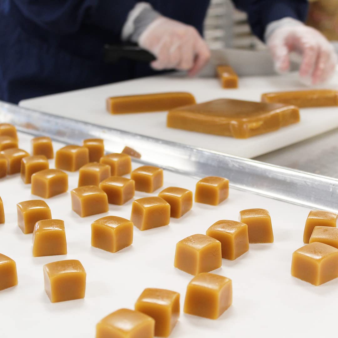 Vermont Nut Free Chocolates Boxed Chocolate Caramels (Milk Chocolate) 12-Piece, Nut-Free, Egg-Free, Kosher
