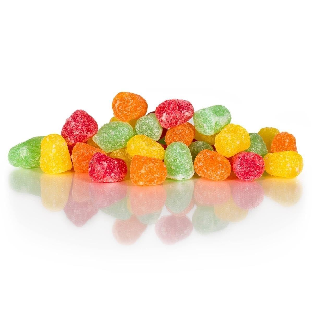 Sour Drops Chews Candy Snack Vegan Sour Gummies in Assorted Flavor Vegan Gluten Free (3.25 lb jar)