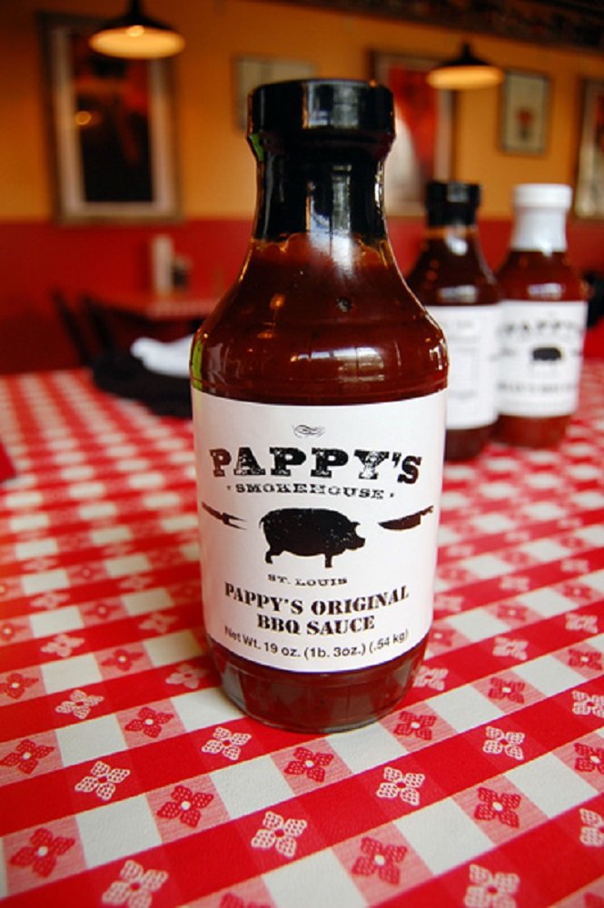 Pappy's Smokehouse Original BBQ Sauce, 19 Ounce, Memphis Style Barbecue From The Best St. Louis BBQ Restaurant