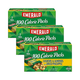 Emerald Nuts Cashews and Almonds with Dried Pineapple, 100 Calorie Packs, 7 Count, 4.97 Oz (Pack of 3)