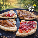 Kim's Magic Pop Original Flavor 12-Pack: Freshly Popped Rice Cakes, Healthy Grain Snack, 0 Weight Watchers Point