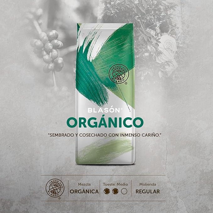Cafe organico Blason de Oaxaca, cafe premium libre de OGM. 340g