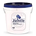 Laundry Detergent Powder Bucket, Low Suds Laundry Detergent Bucket - Lemon Scent- 40 lbs Pail Economical Powdered Detergent Commercial Laundry