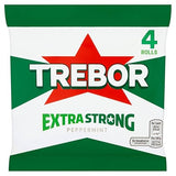 Trebor Extra Strong Peppermint 4 Rolls 41g (Pack of 2)