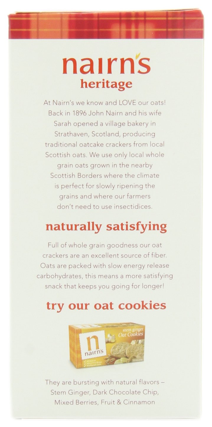 Nairn's Oatcake Crackers (Red Box), 8.8-Ounce Boxes (Pack of 6)