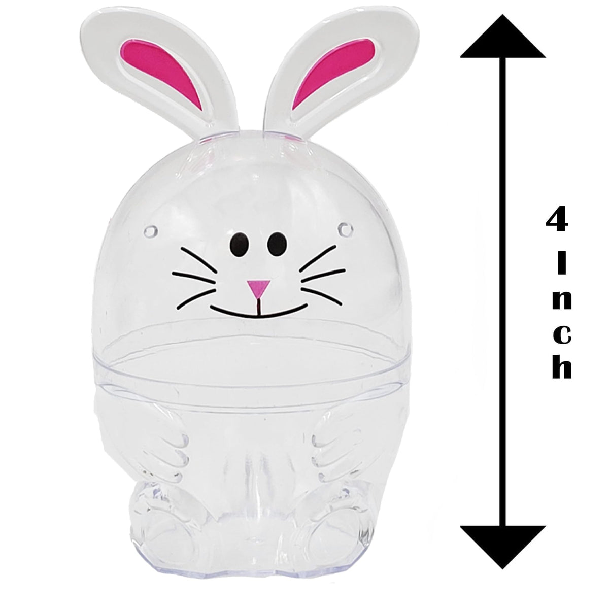 Fillable Easter Carrots, Bunny, and Chick 96-Pack Containers, Perfect Characters for Easter Egg Hunt, Basket Stuffers Filler, Surprise Carrot