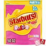 STARBURST Fruit Chews Candy - FaveREDS STARBURST Candy Bulk, Individually Wrapped, Party Size Bag, 50 oz, Pack of 1