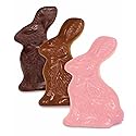Easter Solid Milk Chocolate Bunny, Peanut butter & Strawberry 'n Creme Easter Rabbit Each box 1.5 oz | Bundle Great for Easter Basket stuffers, Easter