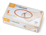 Medline FG1501H FitGuard Stretch Vinyl Exam Gloves, Small, Cream (Box of 150)