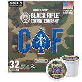 Black Rifle Coffee Company CAF, 32 Count, Medium Roast K Cups - Single Serve K Cups Coffee Pods - Kcup Pods Compatible with Keurig 1.0 & 2.0 - Made
