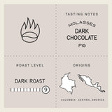 Verve Coffee Roasters | Bronson French Roast Whole Bean Coffee | Dark Chocolate & Molasses | High-Elevation Latin American Blend | Washed Process