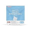 Amazon Basics Laundry Detergent Pacs, Free & Clear, Hypoallergenic, Fragrance Free, HE Compatible, Easy to Use, 120 Count (New Packaging)