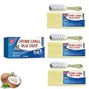 Canal Old Soap with Brush,2024 New Canal Soap Bar for Stains Canal Soap Bar Stain, Remover Easily Remove Stains from Clothes Grand Canal Soap