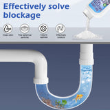 Pipeline Dredging Agent-Drain Clog Remover, 350ml Kitchen Unblocker,Powerful Pipe Unclogger Powerful Sink,Unclog Toilet Clog And Kitchen Sink Pipe