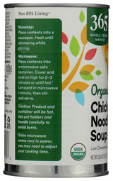 365 by Whole Foods Market, Organic Chicken Noodle Soup, 18.6 Ounce