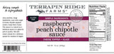 Terrapin Ridge Farms Raspberry Peach Chipotle Sauce - Sweet & Smoky BBQ Glaze and Spread - 15 Fl Oz Bottle