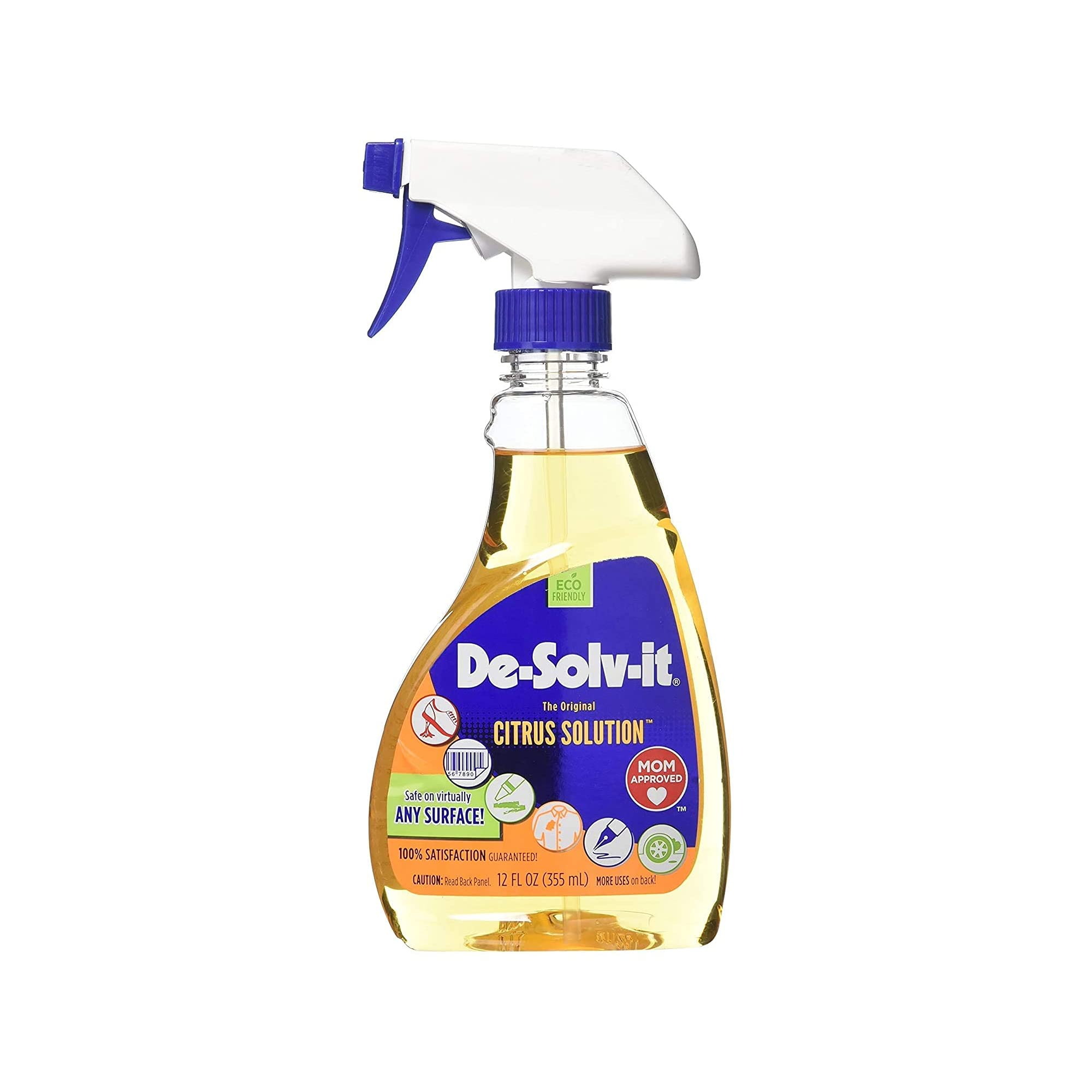 Orange-Sol De-Solv-It Citrus Solution, Wood, Glass, Laundry Stain Remover Spray, Odor & Stain Remover Clothes Laundry Spray, Citrus Solvent, 12-Ounce