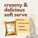AussieBlends Vanilla Plus Soft Serve Mix, ideal for Milkshakes, Sundaes, and Frozen Desserts | 2-Pack, Imported