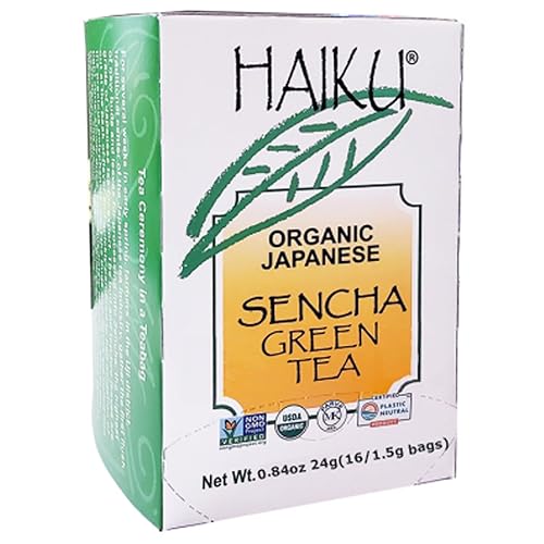 HAIKU Organic Sencha Teabags, 16 CT