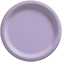 Lavender Round Paper Plates - 8.5" (Pack Of 20) - Perfect For Parties, Celebrations & Picnics