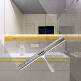 xinTTree Shower Squeegee Squeegee for Shower Glass Door Bathroom Windows Kitchen Mirror and car Glass Most Practical 10 inch Durable Handle Silver