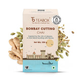 Teabox Bombay Cutting Chai | Inspired By The Bustling City | Blended With Natural Cardamom, Ginger & Fennel, 250 Grams