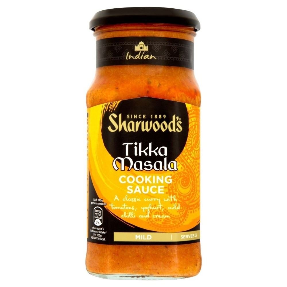Sharwood's Cooking Sauce - Mild Medium Tikka Masala (420g) - Pack of 2