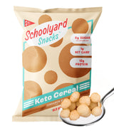 Schoolyard Snacks Keto Cereal - Cinnamon Bun |12g Protein, Low Carb, Low Sugar, Low Calories | Gluten-Free, Grain-Free, Keto-Friendly | Healthy